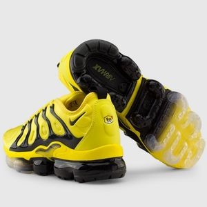 nike air vapormax plus mens yellow